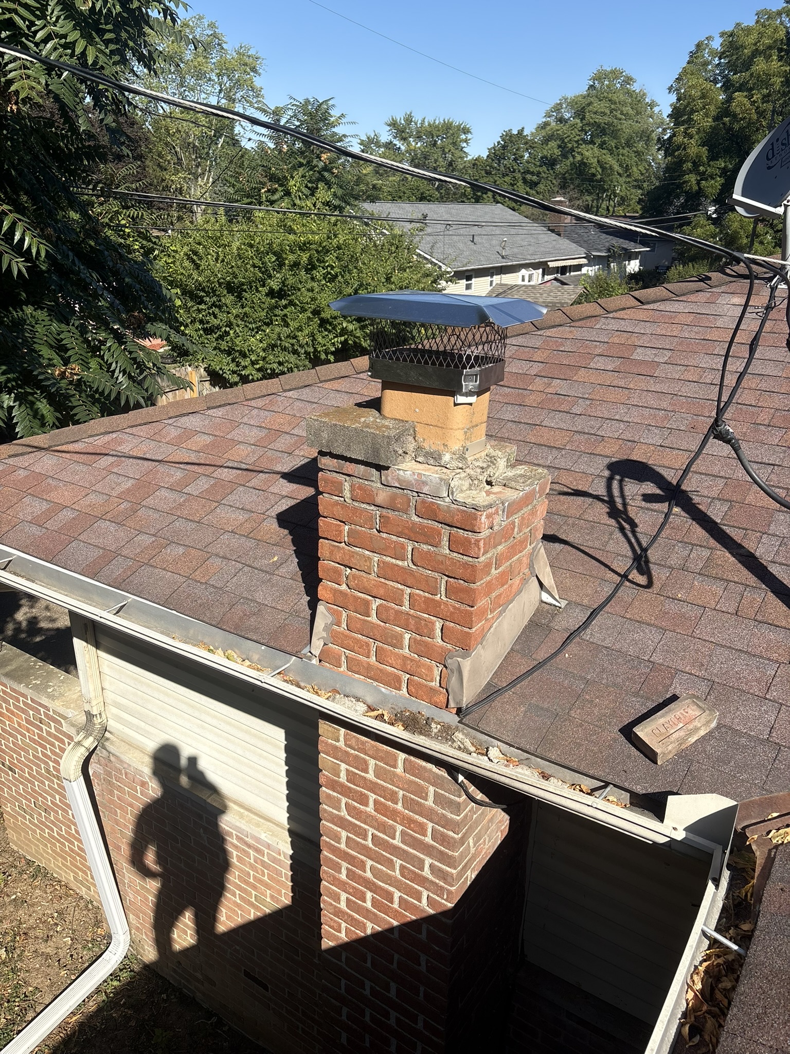 Chimney in need of repair in Canal Winchester Ohio