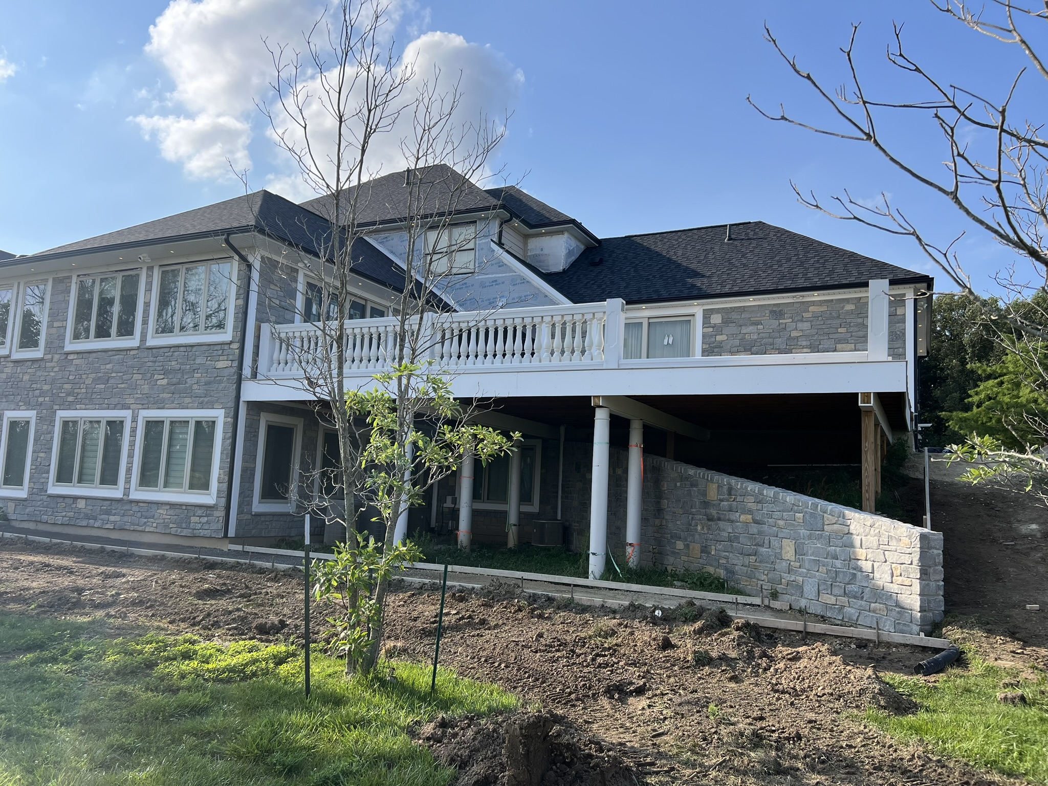 Custom deck installation in Westerville Ohio