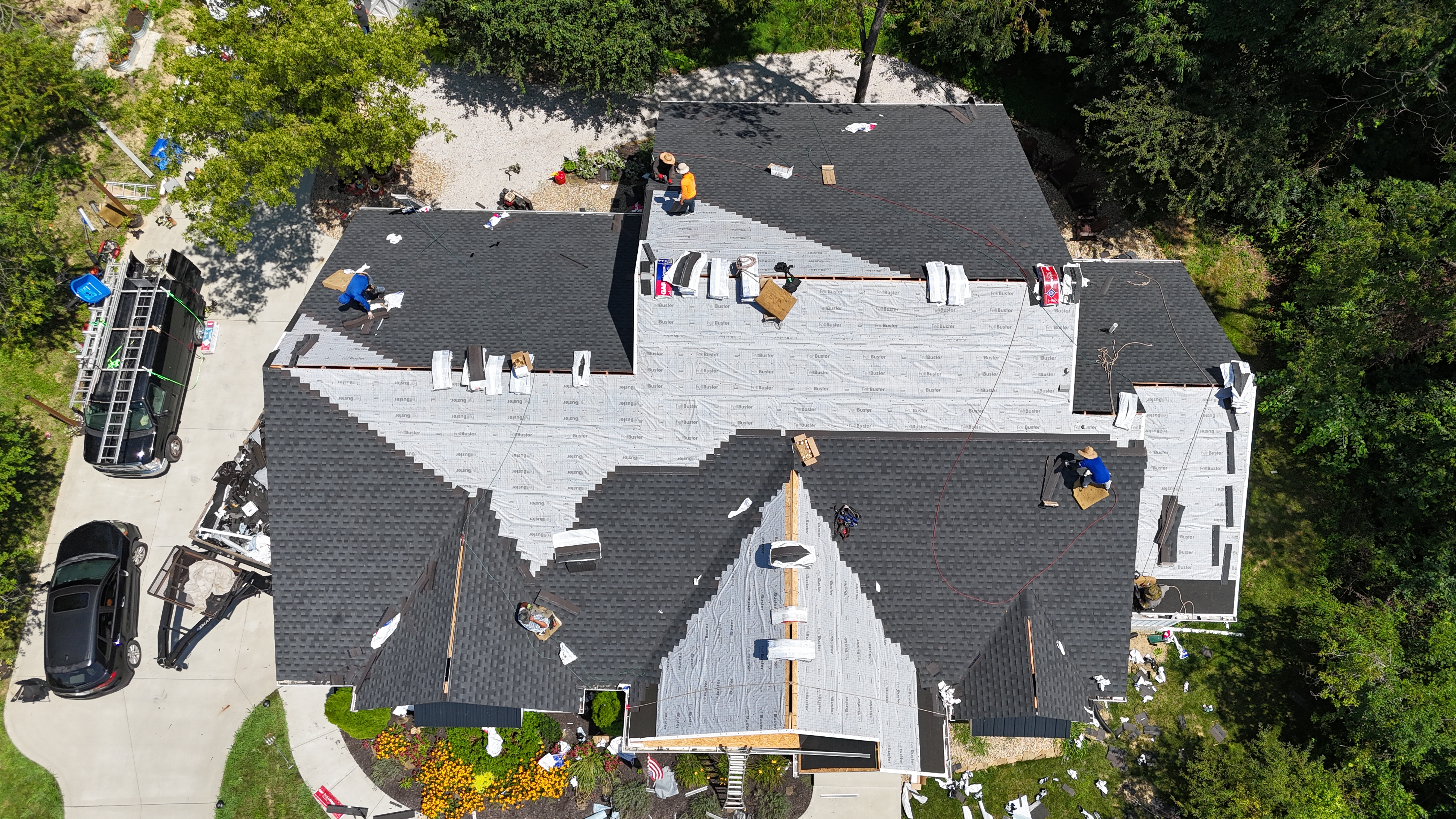Roof replacement in Westerville Ohio