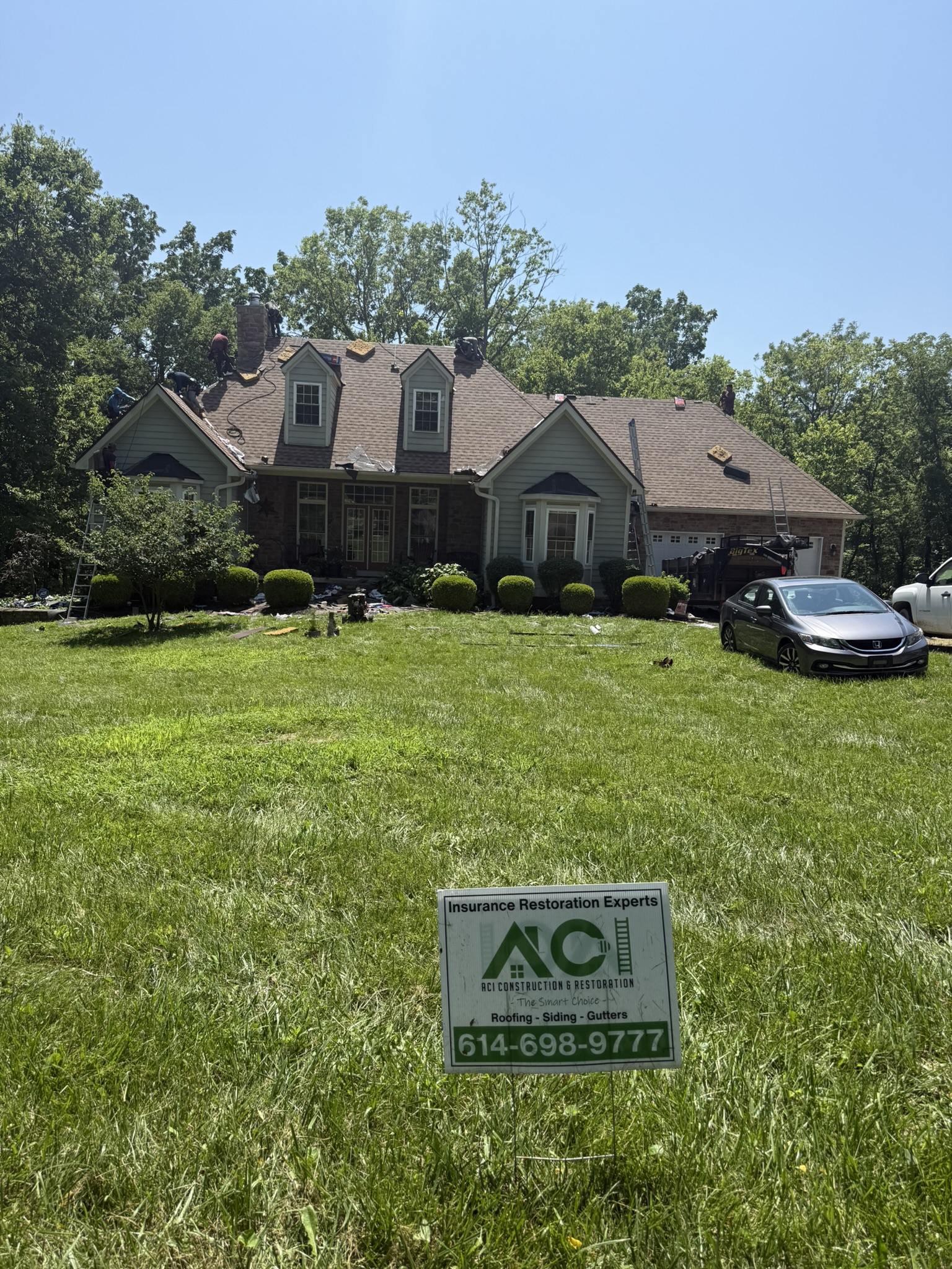 Shingle roof replacement in New Albany Ohio